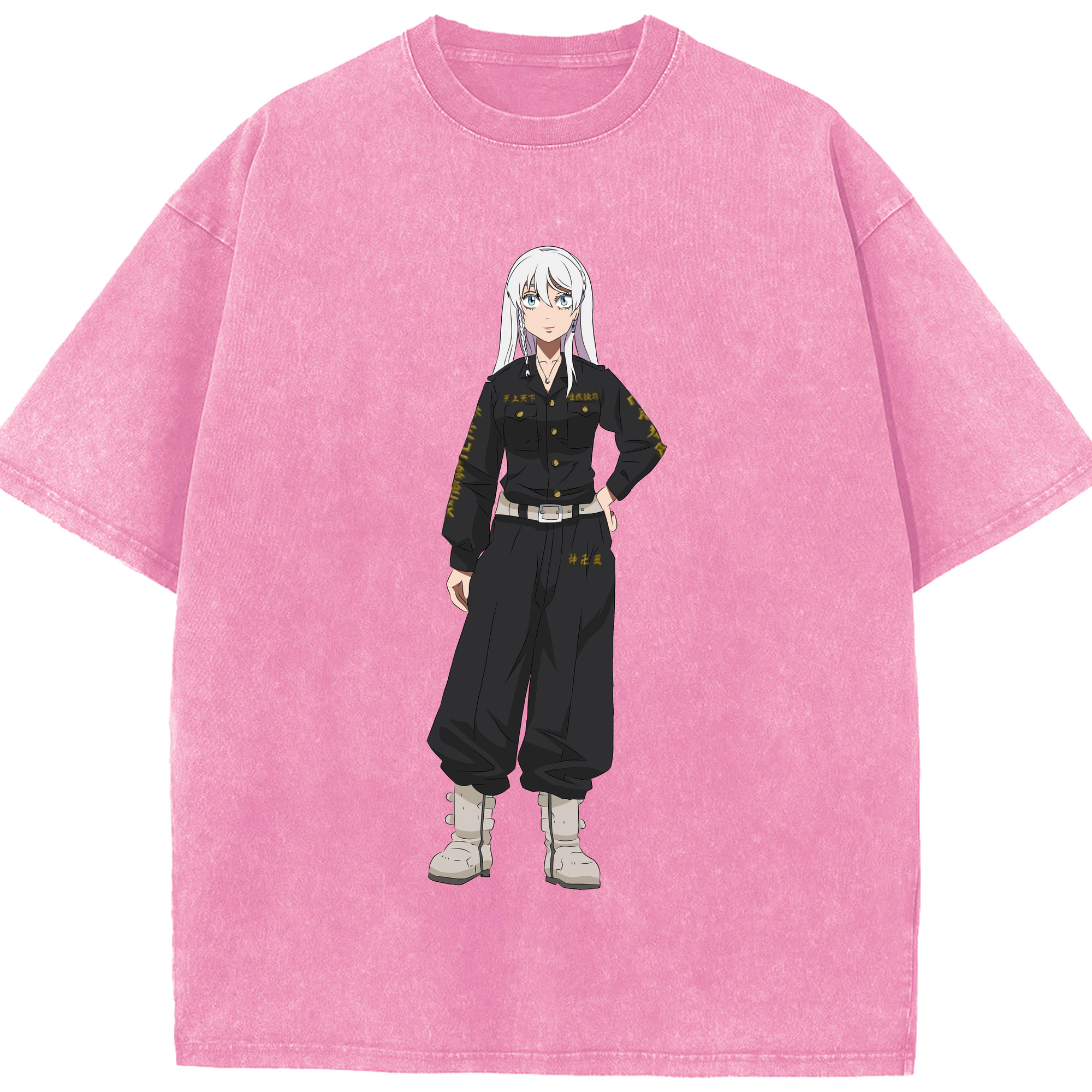 （画像用） 東京リベンジャーズ Tokyo Revengers 綿100% ヴィンテージ風 半袖Tシャツ（フロントプリント）